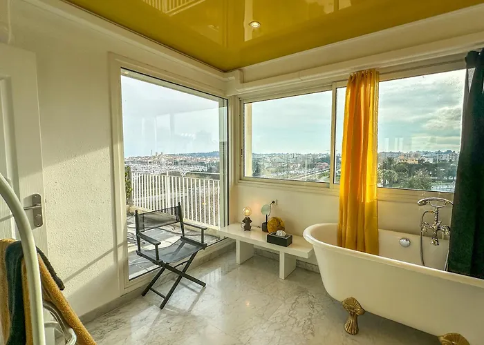 Penthouse Vue Mer, Rooftop 150m, Centre & A Pied