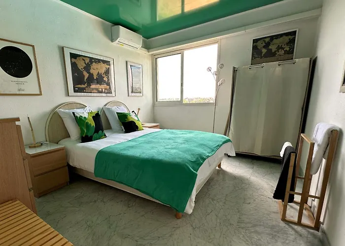 شقة Penthouse Vue Mer, Rooftop 150m, Centre & A Pied